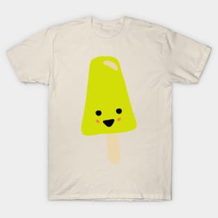 Lime Green Cute Kawaii Popsicle Frozen Treat T-Shirt